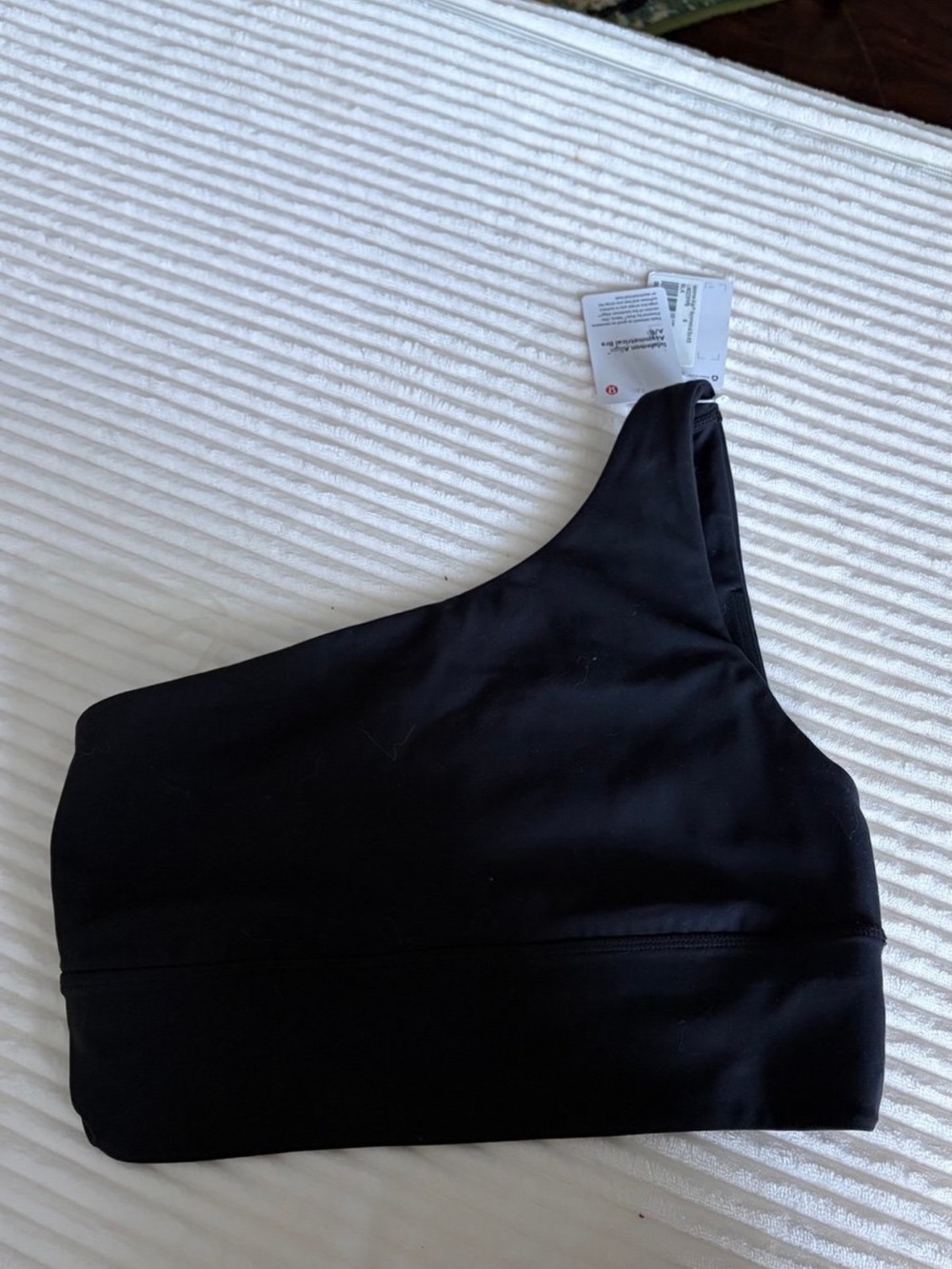 lululemon athletica Black One-Shoulder Athletic Top